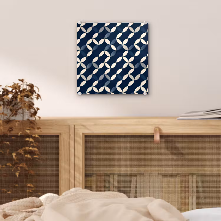 Abstract - Patroon - Blauw plexiglas 5mm klein 11 -sfeer4