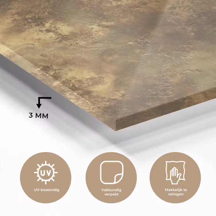 Antiek - Metaallook - Goud plexiglas 5mm klein 11 -sfeer2