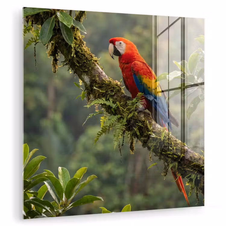 Ara - Jungle - Rood plexiglas 5mm klein -zzzproduct_nieuw