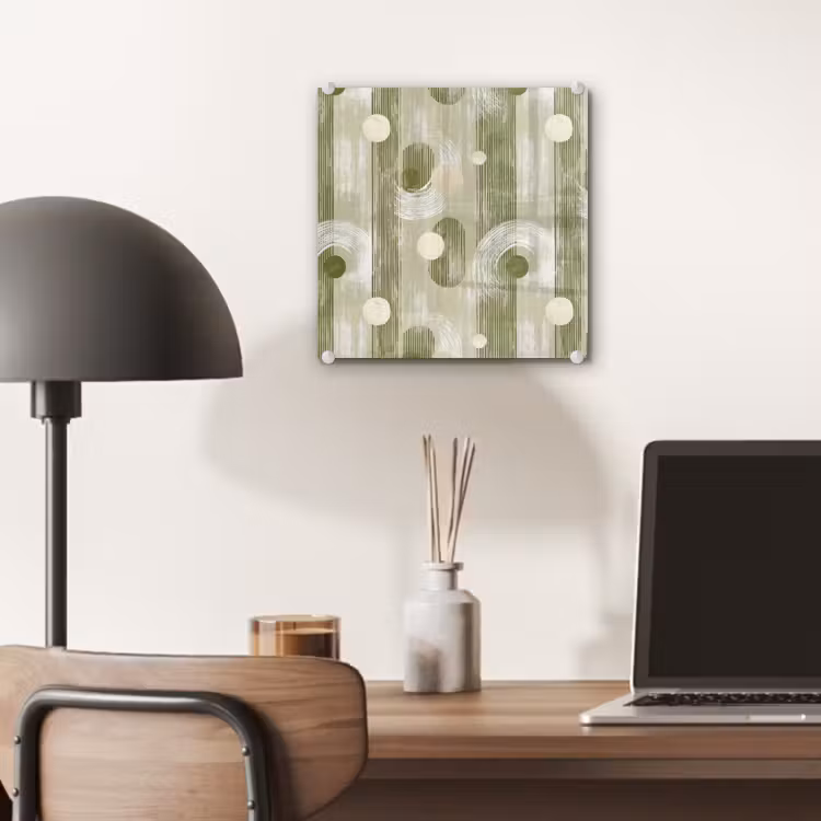 Artistiek - Modern - Groen plexiglas 5mm klein 11 -sfeer6
