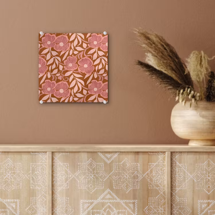Sfeer - Bloemen - Roze plexiglas 5mm klein 11 -sfeer5