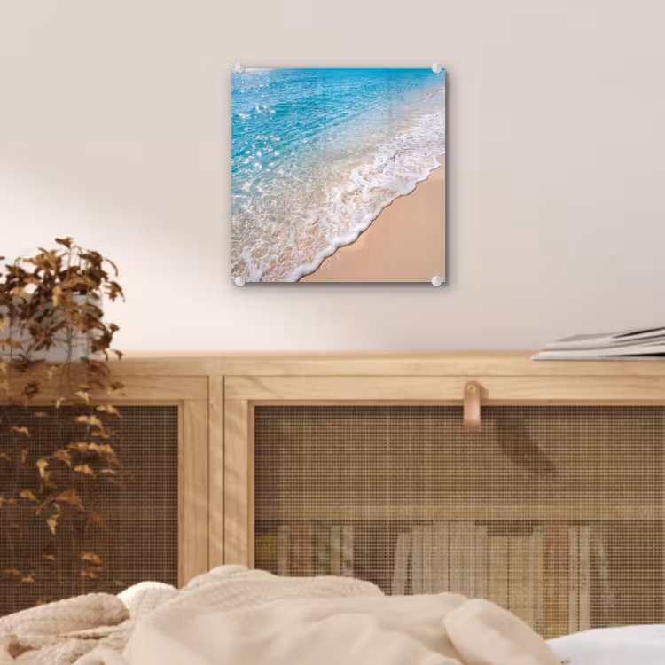 Strand - Water - Natuur - Blauw - Beige plexiglas 5mm klein -sfeer4