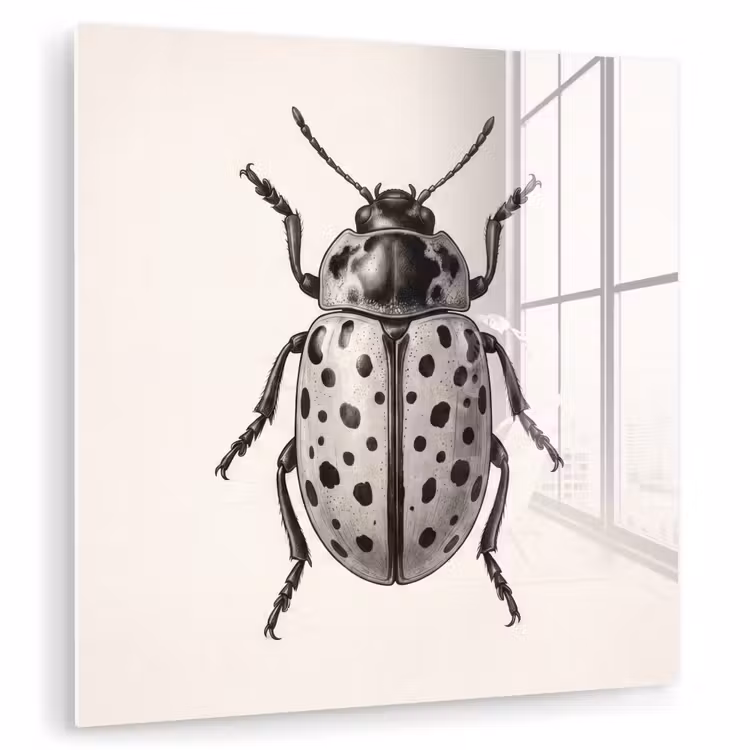 Kever - Insect - Vintage plexiglas 5mm klein -zzzproduct_nieuw