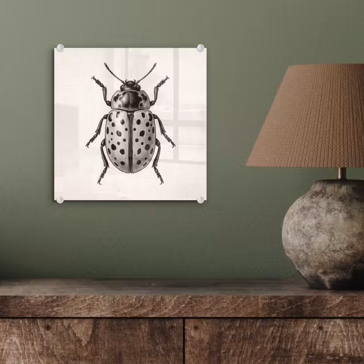 Kever - Insect - Vintage plexiglas 5mm klein -sfeer3