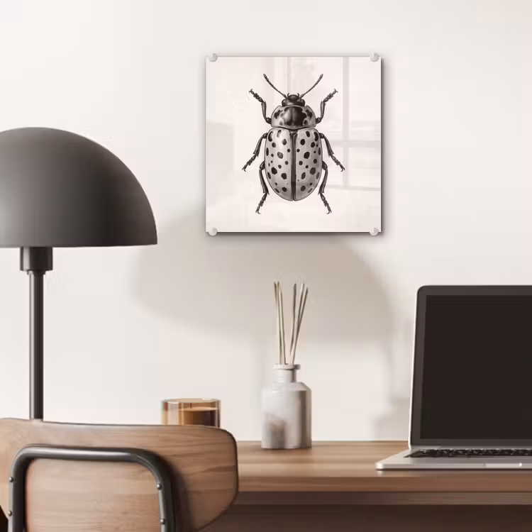 Kever - Insect - Vintage plexiglas 5mm klein -sfeer6