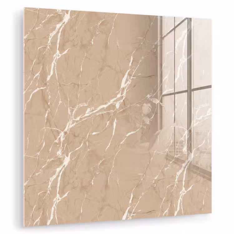 Beige - Marmer - Organisch - Wit plexiglas 5mm klein 11 -zzzproduct_nieuw