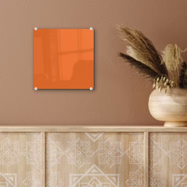 Burnt - Sienna - Oranje plexiglas 5mm klein 11 -sfeer5
