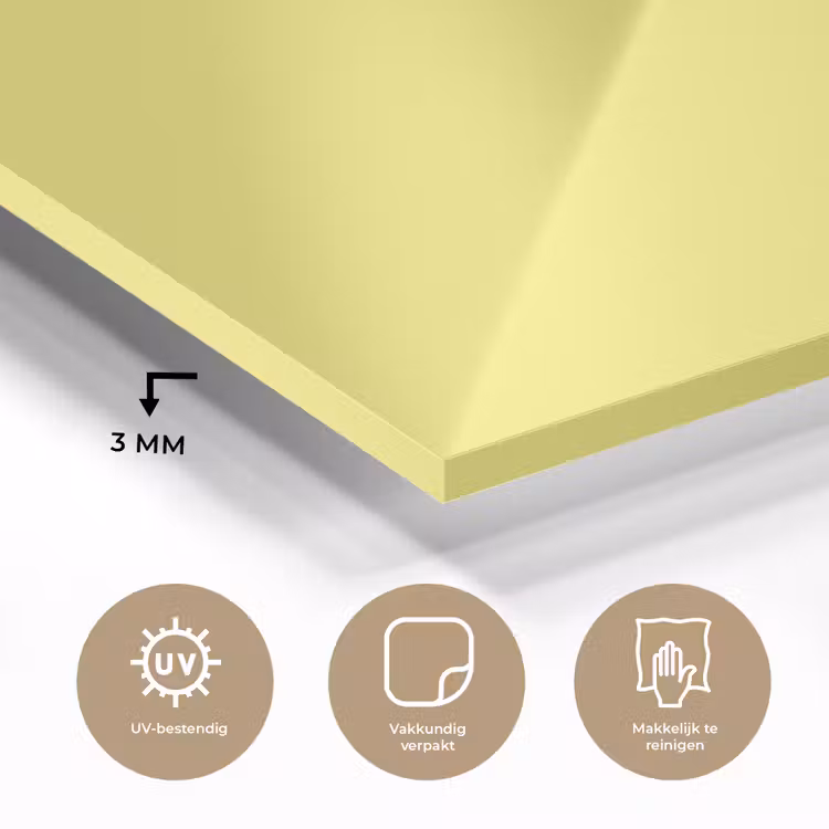 Buttery - Beige - Geel plexiglas 5mm klein 11 -sfeer2