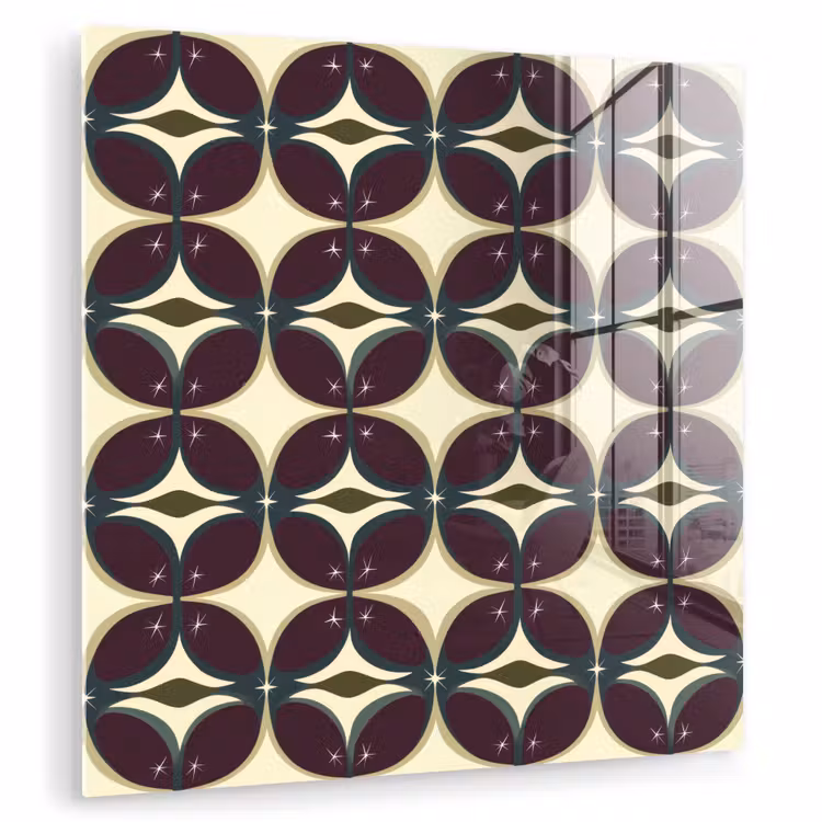 Cirkel - Retro - Kleurrijk plexiglas 5mm klein 11 -zzzproduct_nieuw