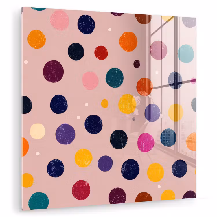 Cirkels - Patroon - Kleurrijk plexiglas 5mm klein 11 -zzzproduct_nieuw