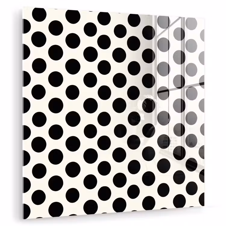 Klassiek - Stippen - Zwart plexiglas 5mm klein 11 -zzzproduct_nieuw
