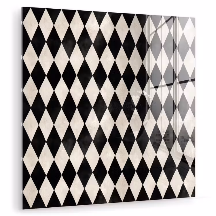 Klassiek - Patroon - Zwart plexiglas 5mm klein 11 -zzzproduct_nieuw