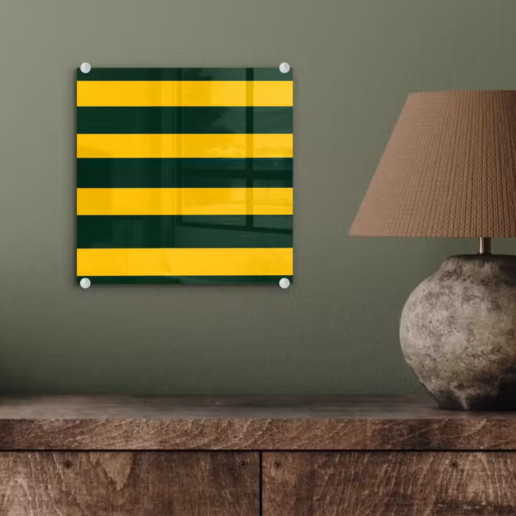 Klassiek - Strepen - Groen plexiglas 5mm klein 11 -sfeer3