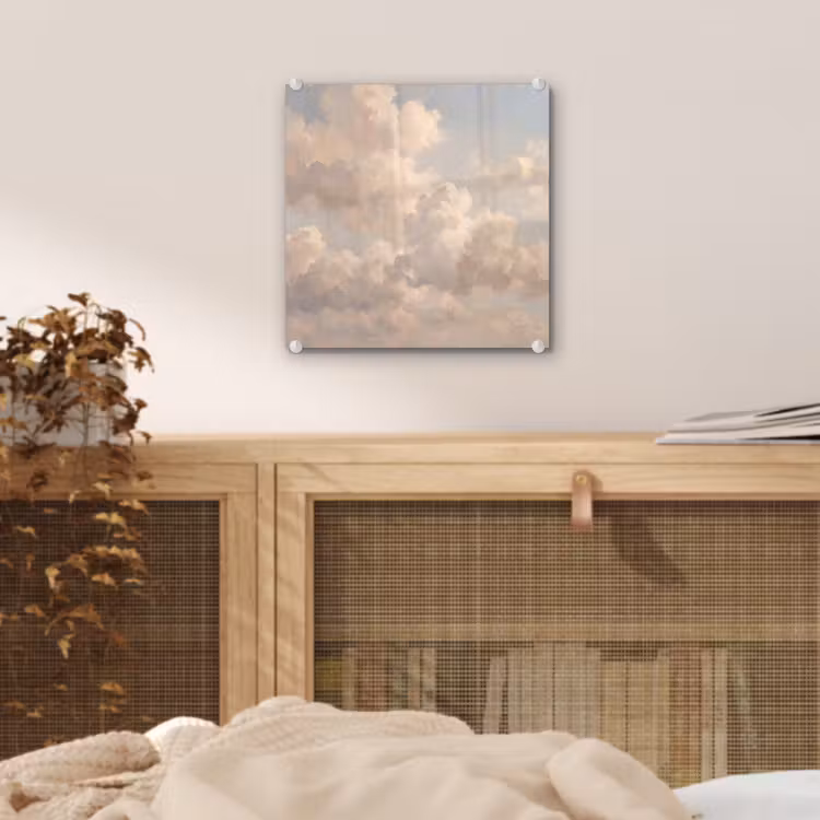 Wolken - Zacht - Natuur - Klassiek - Beige plexiglas 5mm klein -sfeer4