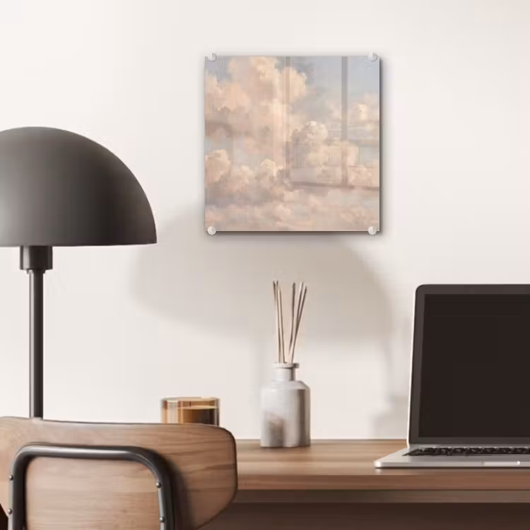 Wolken - Zacht - Natuur - Klassiek - Beige plexiglas 5mm klein -sfeer6