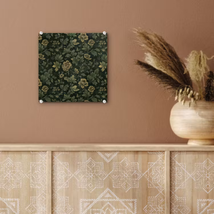 Donker - Groen - Goud - Botanisch plexiglas 5mm klein 11 -sfeer5