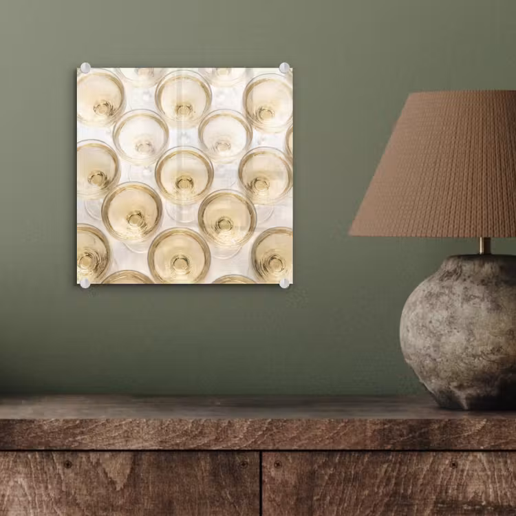 Drank - Glazen - Feest - Goud plexiglas 5mm klein -sfeer3