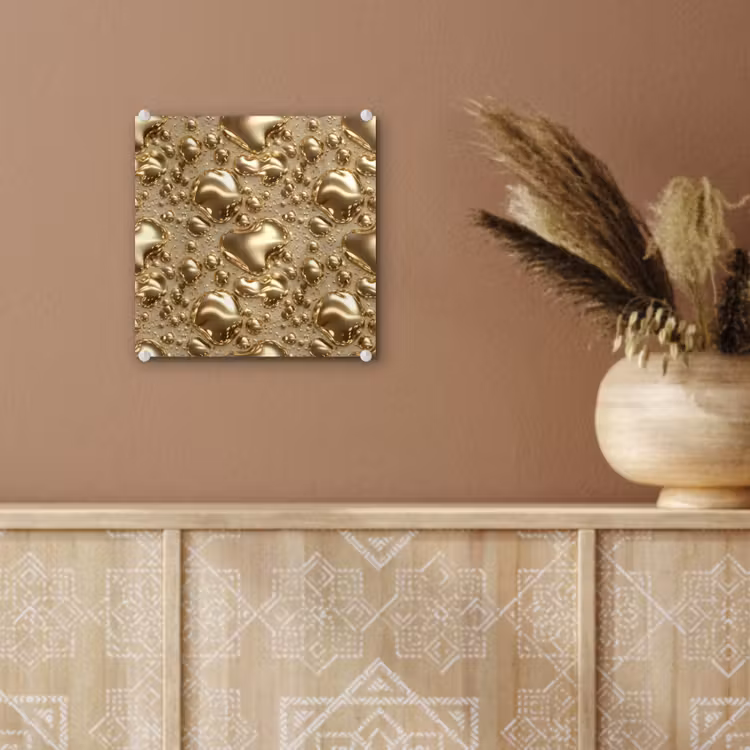 Druppels - Organisch - Goud plexiglas 5mm klein 11 -sfeer5
