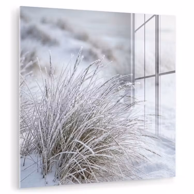 Duinen - Sneeuw - Strand - Winter - Serene plexiglas 5mm klein -zzzproduct_nieuw
