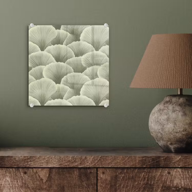 Waaier - Blad - Groen plexiglas 5mm klein 11 -sfeer3