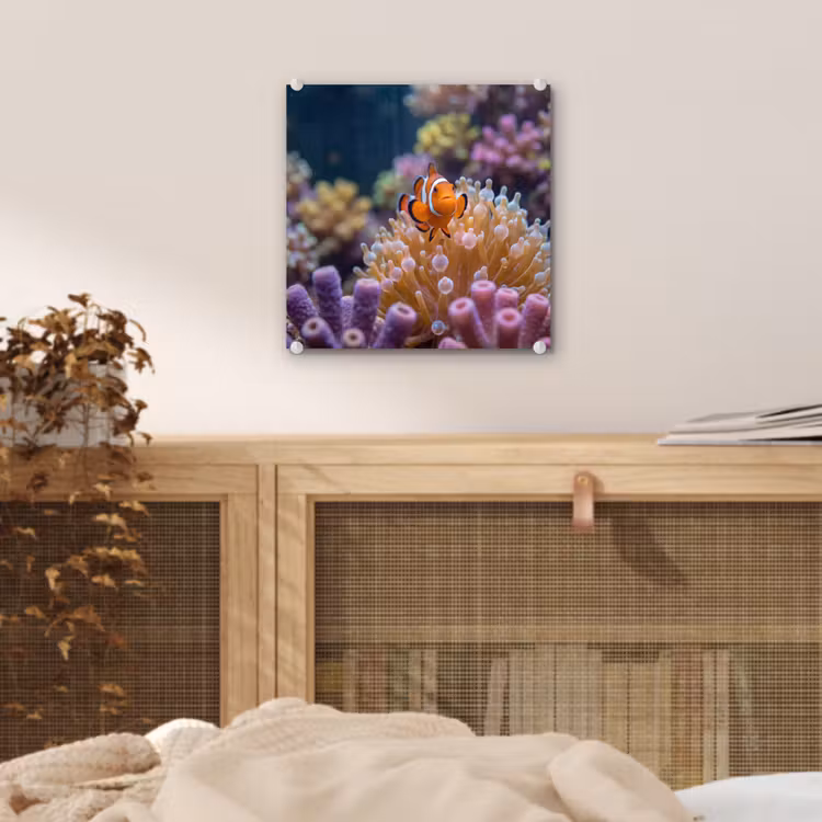 Vis - Koraal - Onderwater - Oranje - Dieren plexiglas 5mm klein -sfeer4