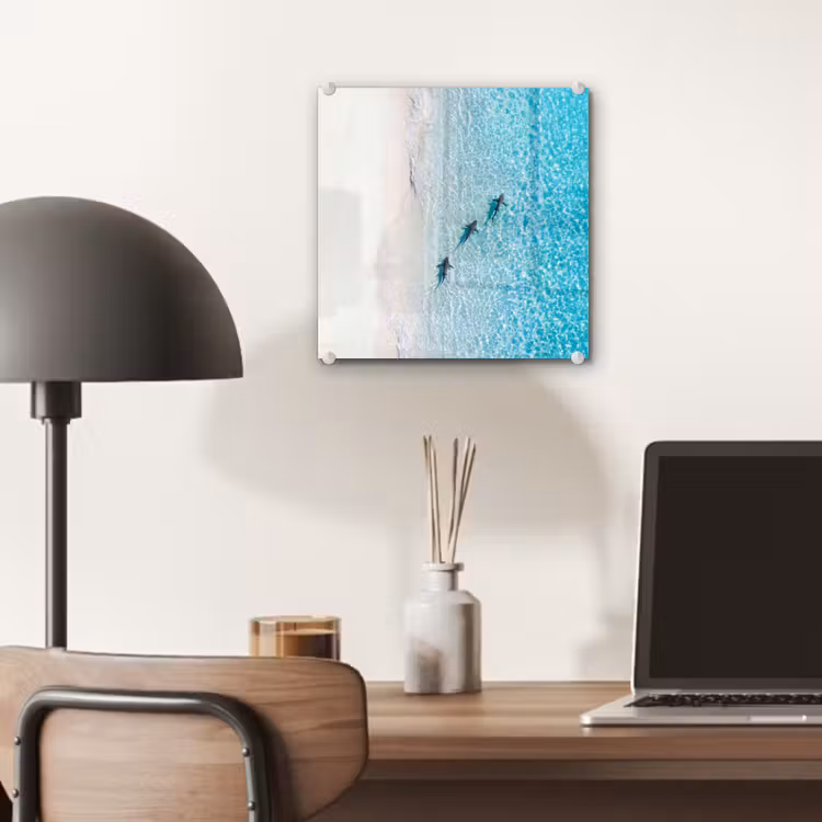 Vis - Oceaan - Strand - Turquoise - Natuur plexiglas 5mm klein -sfeer6