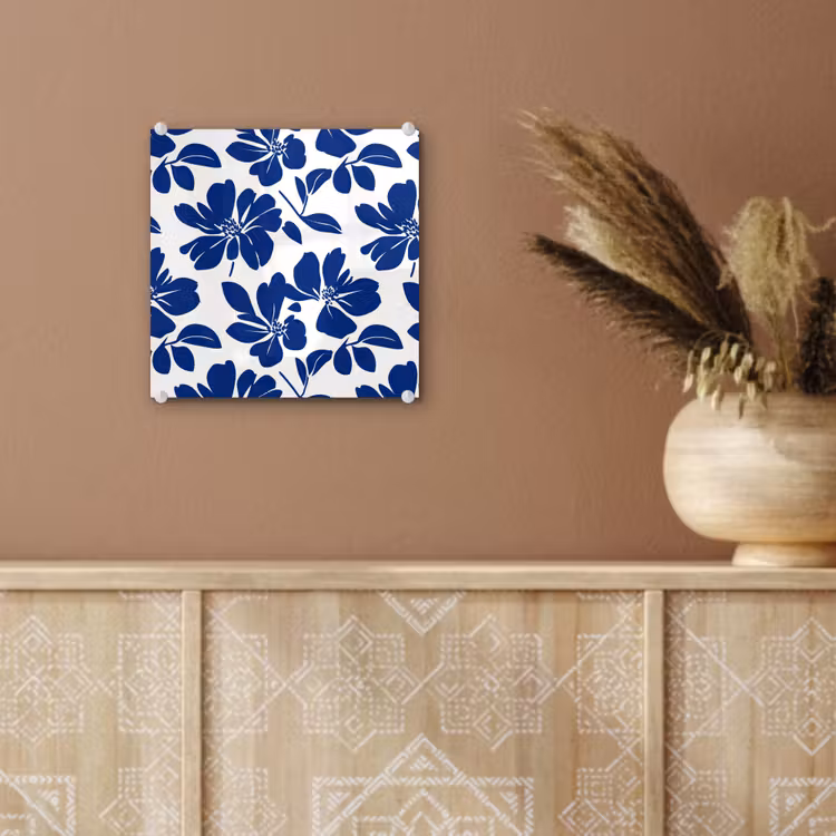 Floraal - Modern - Blauw plexiglas 5mm klein 11 -sfeer5