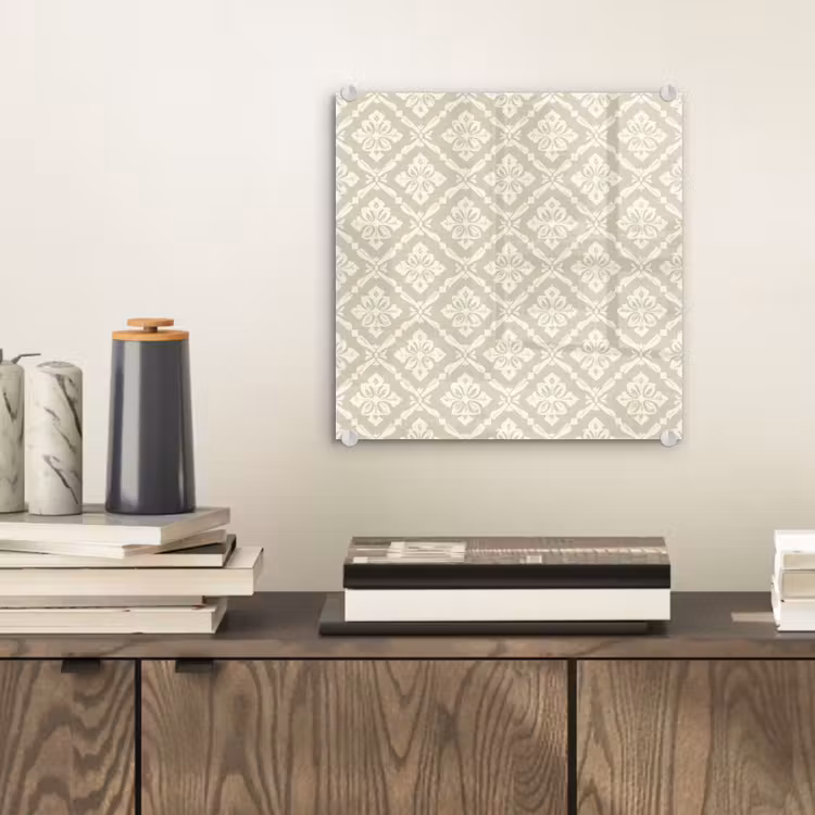 Floraal - Ornament - Beige plexiglas 5mm klein 11 -sfeer1