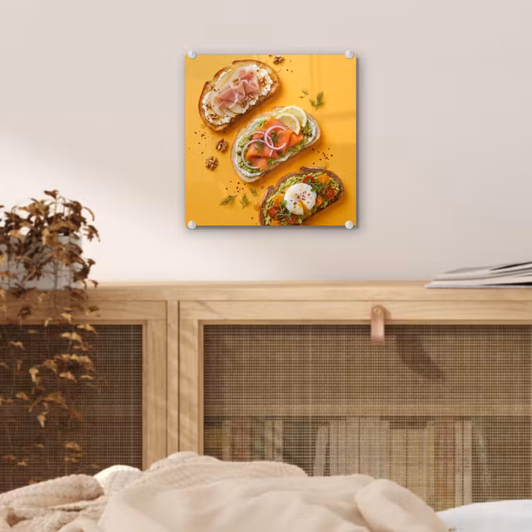 Eten - Brood - Ontbijt - Modern - Kleurrijk plexiglas 5mm klein -sfeer4
