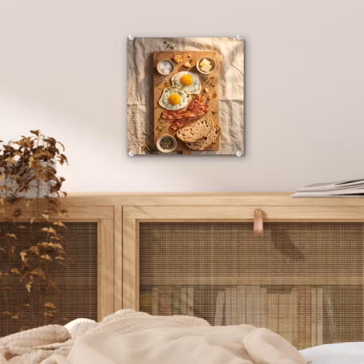 Eten - Ontbijt - Hout - Rustiek - Geel plexiglas 5mm klein -sfeer4