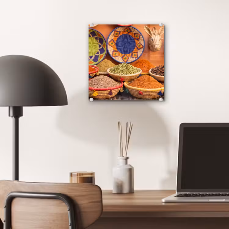 Glass Print - Food - Colorful - Culture - Eten - Kleurrijk - Cultuur plexiglas 5mm klein