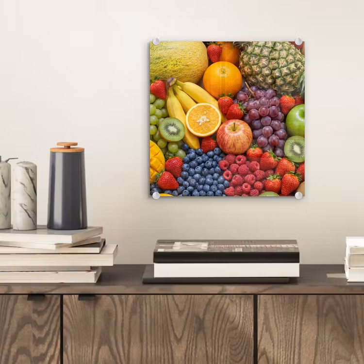 Eten - Fruit - Vers - Kleurrijk - Voeding plexiglas 5mm klein -sfeer1