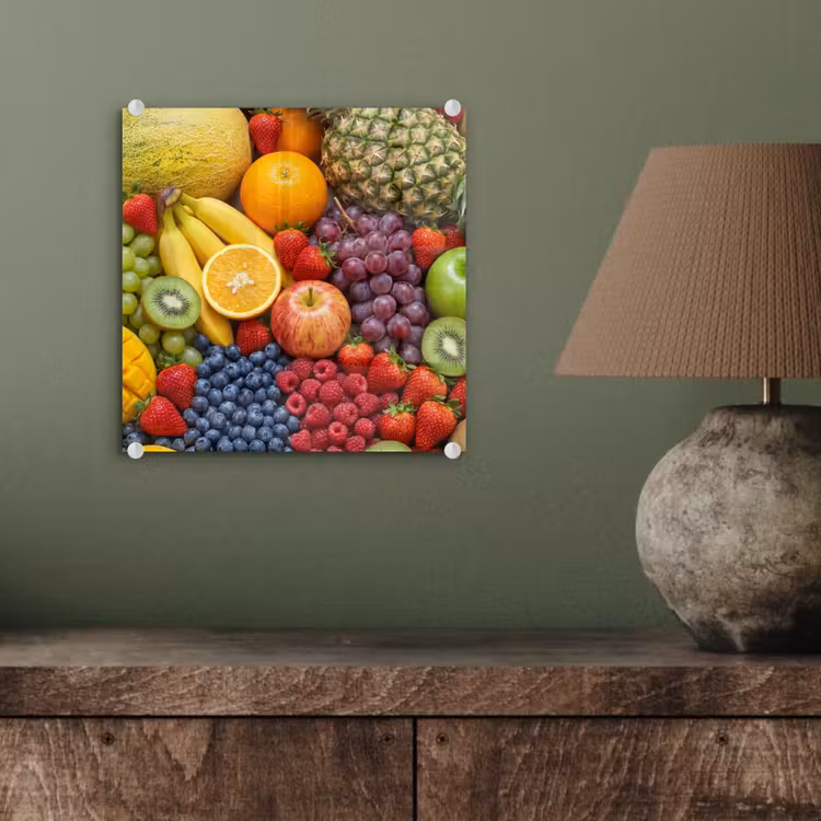 Eten - Fruit - Vers - Kleurrijk - Voeding plexiglas 5mm klein -sfeer3