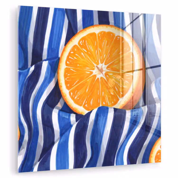 Glass Print - Food - Fruit - Orange - Eten - Fruit - Oranje plexiglas 5mm klein