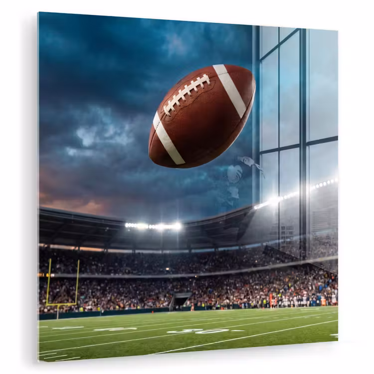 Football - Bal - Stadion - Sport plexiglas 5mm klein -zzzproduct_nieuw