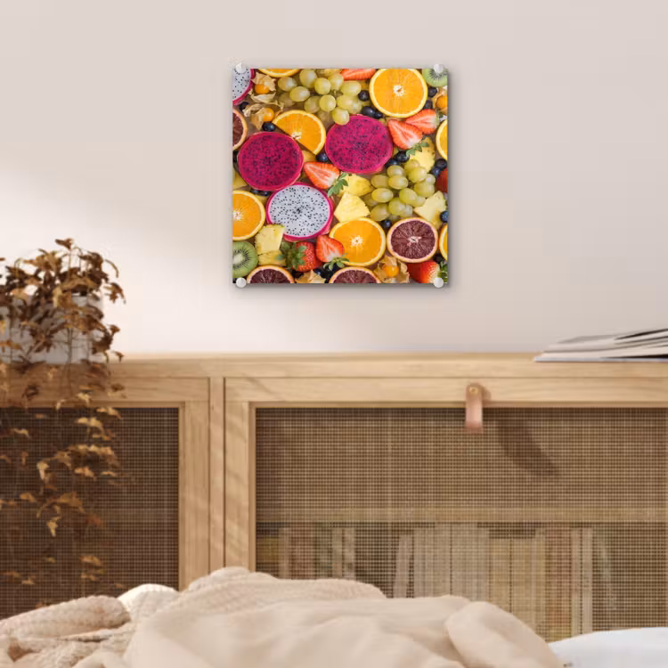 Fruit - Assortiment - Kleurrijk - Gezondheid plexiglas 5mm klein -sfeer4