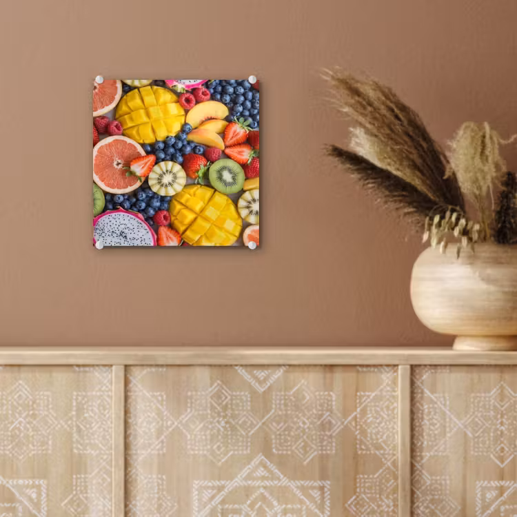 Fruit - Versneden - Kleurrijk - Eten - Gezond plexiglas 5mm klein -sfeer5