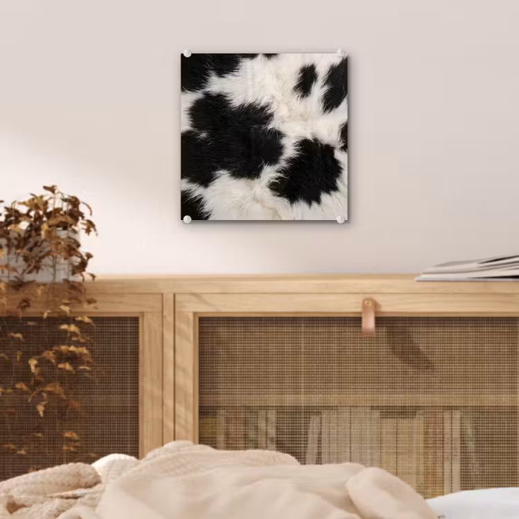Bont - Textuur - Zwart - Wit plexiglas 5mm klein -sfeer4