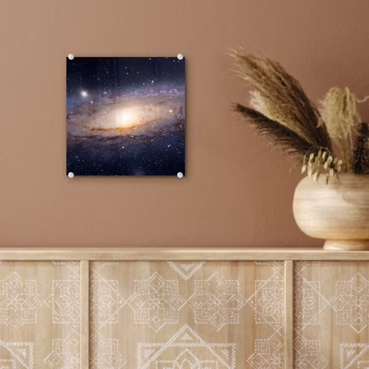 Glass Print - Galaxy - Space - Cosmos - Sterrenstelsel - Ruimte - Kosmos plexiglas 5mm klein