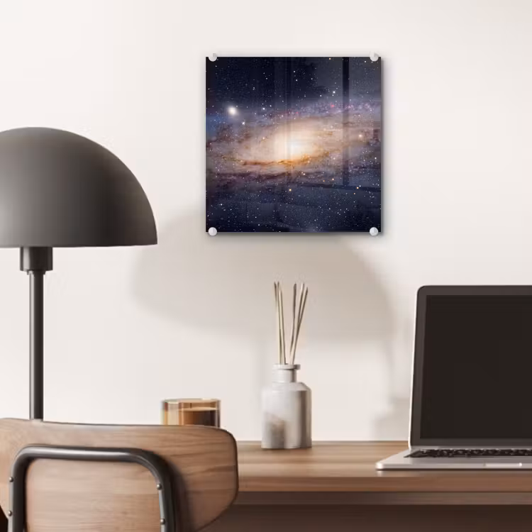 Glass Print - Galaxy - Space - Cosmos - Sterrenstelsel - Ruimte - Kosmos plexiglas 5mm klein