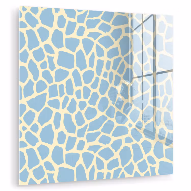 Giraf - Modern - Blauw plexiglas 5mm klein 11 -zzzproduct_nieuw