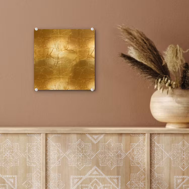Bladgoud - Vintage - Textuur - Warm Goud plexiglas 5mm klein 11 -sfeer5