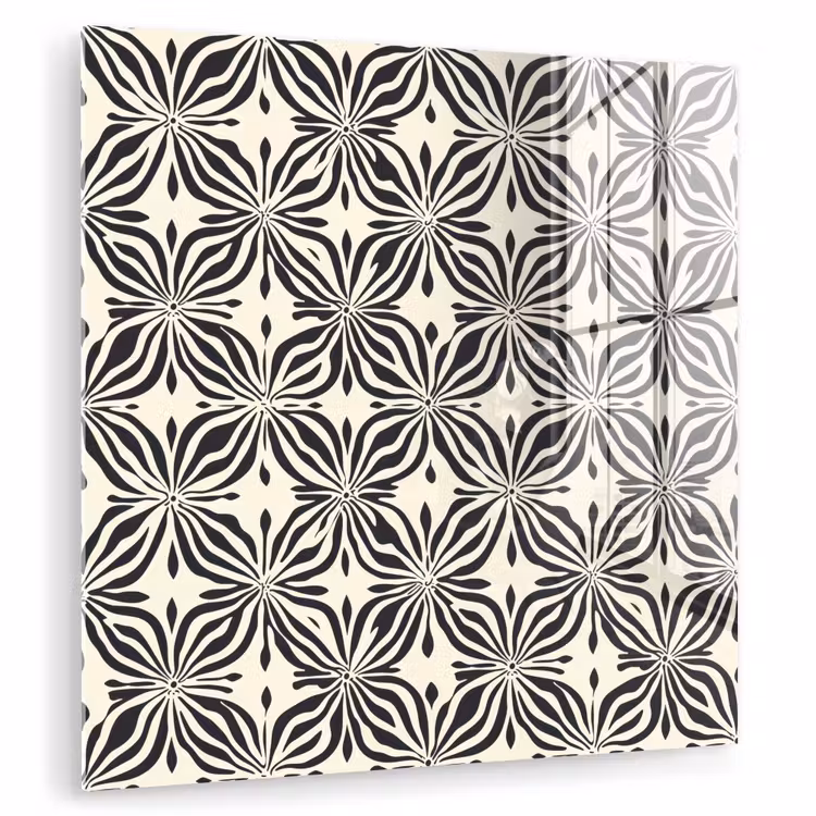 Grafisch - Patroon - Zwart plexiglas 5mm klein 11 -zzzproduct_nieuw