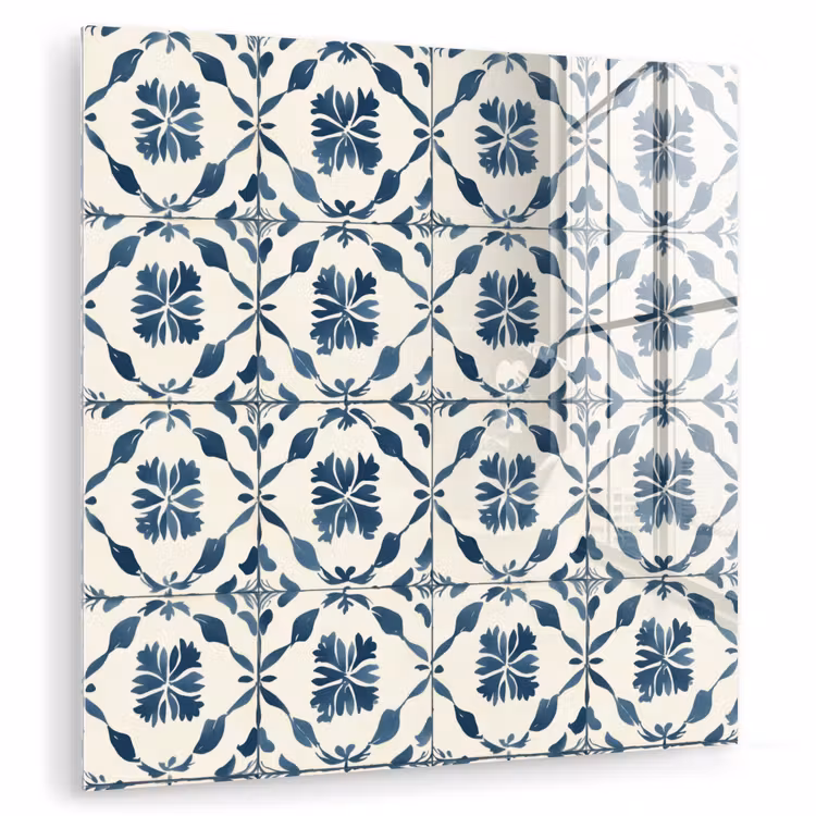 Grafisch - Tegel - Blauw plexiglas 5mm klein 11 -zzzproduct_nieuw