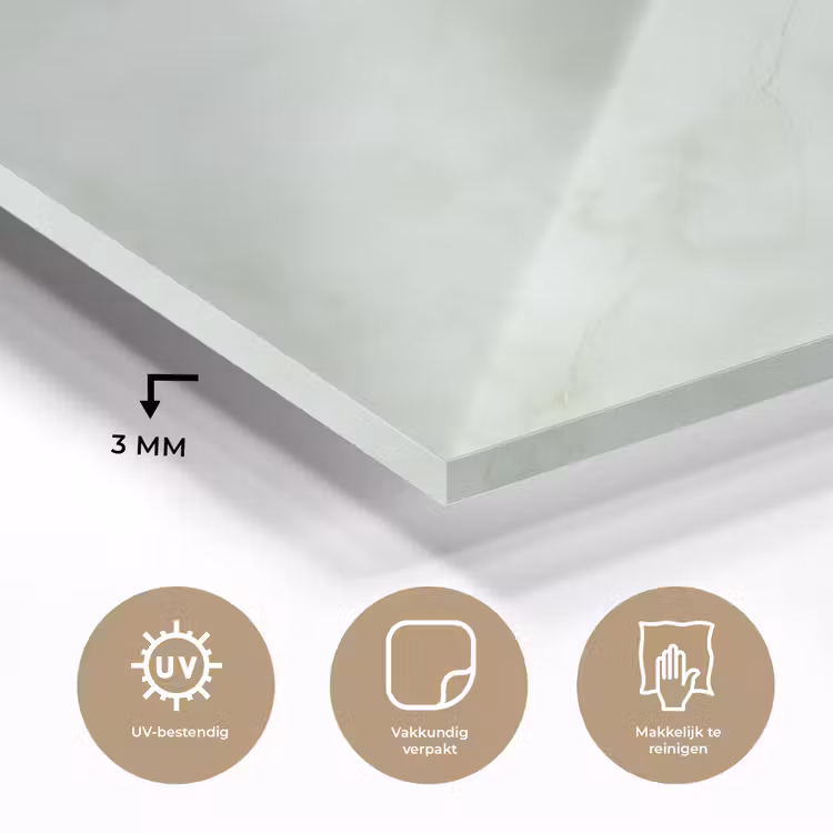 Groen - Marmer - Vloeiende aders plexiglas 5mm klein 11 -sfeer2