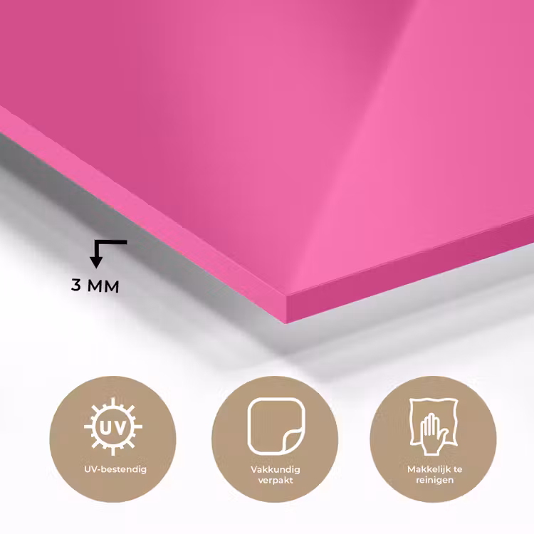 Hot - Fuchsia - Roze plexiglas 5mm klein 11 -sfeer2