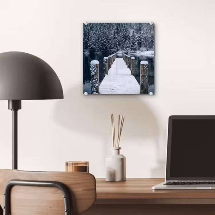 Steiger - Meer - Sneeuw - Bergen - Rustgevend plexiglas 5mm klein -sfeer6