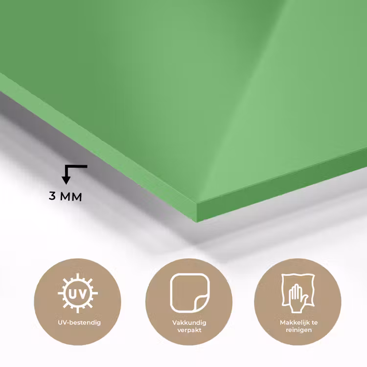 Kelly - Green - Groen plexiglas 5mm klein 11 -sfeer2