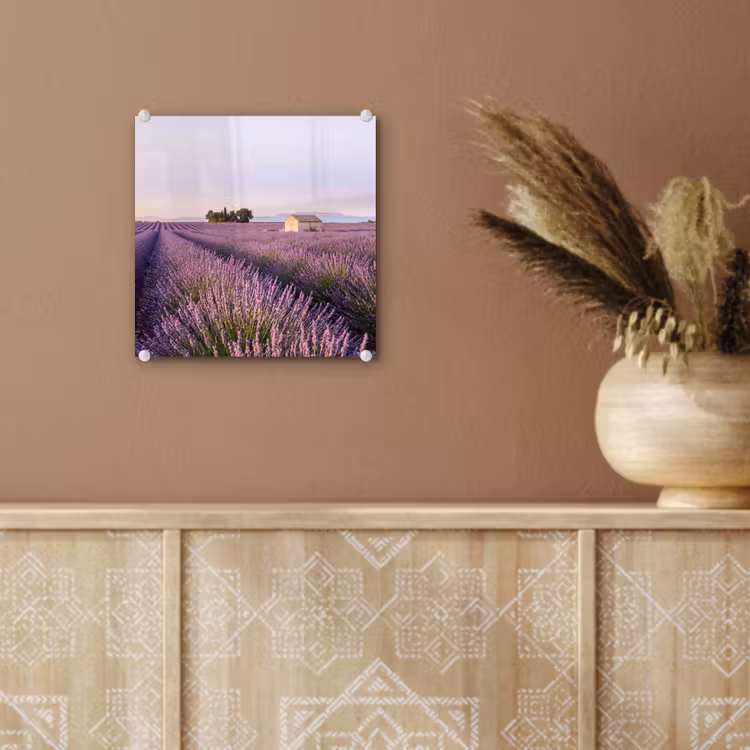 Lavendel - Landschap - Sereen - Paars plexiglas 5mm klein -sfeer5