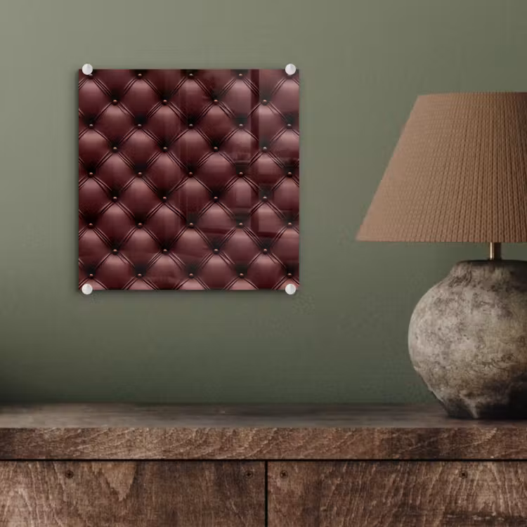 Leer - Patroon - Bordeaux plexiglas 5mm klein 11 -sfeer3